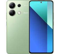 Xiaomi Redmi Note 13 8GB + 256GB viedtālrunis Globālā versija 6,67 collu AMOLED ekrāns 120Hz trīskāršā kamera 108MP Snapdragon 685 5000mAh akumulators 33W ātrā uzlāde Zaļā krāsā