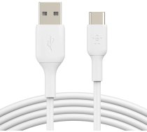 Kabeļa boostcharge usb-a/usb-c 1m balts