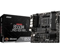 Pamatplate b550m pro-vdh wifi am4 4ddr4 hdmi/dp/vga m.2 matx