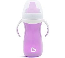 Munchkin® Gentle™ Transition Sippy krūzīte ar trenažiera rokturiem, 10 unces, violeta