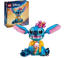 LEGO Disney Stitch būvēšanas un rotaļu komplekts bērniem, figūriņa ar saldējuma konusu, rotaļlieta, radošs komplekts celtniecībai, meitenēm, zēniem un visiem kino veiksmes cienītājiem Lilo & Stitch 43249