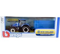 Bburago 1: 32 Scale New Holland T7000 B18 – 44060 Lauksaimniecības traktora un piekabes komplekts (dažādi modeļi)