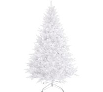 Mākslīgā Ziemassvētku eglīte 150/180/210 cm PVC metāla statīvs Balts