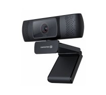 Swissten Full HD Web kamera ar Autofokusu USB 2.0 Melna SW-WEB-CAM-BK