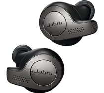 Jabra Elite 65t True Wireless Bluetooth in-ear austiņas (mūzika un tālruņa zvani, akumulatora darbības laiks līdz 15 stundām ar uzlādes futrāli, balss vadība priekš Alexa, Siri, Google Assistant) titan melnas ANEB078GMZ9PQT