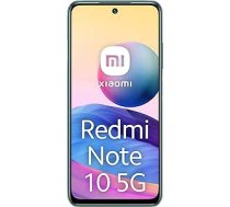 Xiaomi Redmi Note 10 5G viedtālrunis 64 GB, 4 GB RAM, divas SIM kartes, Aurora Green, 6+64 GB ANEB093HHNMXHT