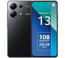 Xiaomi Redmi Note 13 viedtālrunis globālā versija 8 + 256 GB 6,67 collas 120 Hz Izmērs 6080 100 MP 5000 mAh lādētājs 33 W melns