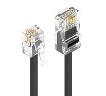 Savienojams RJ11 līdz RJ45 tālruņa kabelis 2 m Ethernet modema datu tālrunis ASDL plākstera vads platjoslas ātrgaitas interneta spraudņa kabelis, savietojams ar maršrutētāja modema fiksēto kabeli, melns