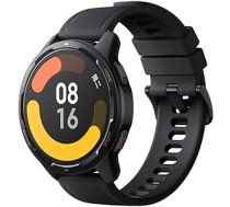 Xiaomi Watch S1 Active DE viedpulkstenis (1,43 collu AMOLED HD, 117 treniņu režīmi, SpO2, sirdsdarbība un miega režīms, Bluetooth, NFC, GPS, 5 ATM, akumulators līdz 12 dienām, Alexa) melns