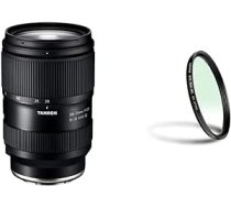 Tamron 28-75mm F/2.8 Di III VXD G2 objektīvs Sony E-Mount Black & Walimex Pro UV filtrs Slim MC 67mm (iekļauts aizsargvāciņš)