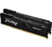 Kingston FURY Beast 16GB (2x8GB) 2666MHz DDR4 CL16 galddatora atmiņas komplekts ar 2 KF426C16BBK2/16 atmiņām