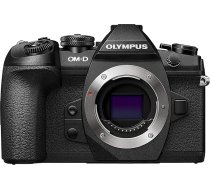 Olympus OM-D E-M1 Mark II sistēmas kamera, līdz 60 kadriem sekundē, 121 AF punkts, 20 megapikseļi, 7,6 cm/3 collas, TFT LCD displejs, 4K video, HDR, 5 asu attēla stabilizators, melna