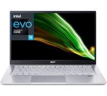 Acer Swift 3 SF314-511-53BW Evo Intel Core i5-1135G7 portatīvais portatīvais dators Ultrafin 14 collu FHD IPS, portatīvais dators (RAM 8Go, SSD 512 Go, Intel Iris XE Graphics, Windows 11, Clavier AZERTY, pelēks