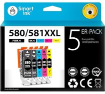 Smart Ink saderīgas kasetnes Canon 580 XXL 581 XXL PGI 580XXL CLI 581XXL (PGBK & BK/C/C/M/Y) daudzpaku kasetnes priekš Pixma TS705 TS6151 TS6150 TR8550 TS6250 TR7550 TS6251