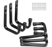 Anlayliay Pack of 6 garāžas uzglabāšanas āķi, Heavy Duty J Utility Hooks Bike Wall Mount Rack garāžas sienai