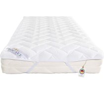 Procave AloeVera Stepēts matrača pārvalks ar 4 elastīgiem stūriem, 100% Vācijā ražots matrača pārvalks, matrača aizsargs 80 x 160 cm izmērā