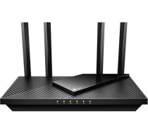 TP-Link Archer AX55 Wi-Fi 6 WLAN maršrutētājs, 2402 Mb/s 5 GHz, 574 Mb/s 2,4 GHz, 4 × Gigabit LAN pieslēgvietas, 1 × USB 3.0 pieslēgvieta, neatbalsta DSL funkciju, melns