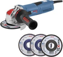 BOSCH PS GWX 13-125 S + 3 gab ACC + CC leņķis PSGWX13-125S