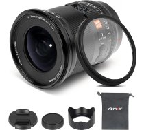 VILTROX 16 mm f/1.8 F1.8 FE automātiskās fokusēšanas pilna formāta īpaši platleņķa objektīvs ar lielu atvērumu un iebūvētu LCD ekrānu Sony E-Mount kamerām A7 A7II A7III A7R A7RII A7RII A7RIII A7RIV A7S A7SII A9 A7