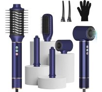 JAOGAUS Airstyler 5 in 1, 110,000 RPM Hairstyler Ion matu žāvētājs, apaļas sukas žāvētājs ar iztaisnošanas, cirtas, žāvēšanas, apjoma palielināšanas, masāžas ķemmi, jonu kopšanas, veidošanas sukas visiem matu tipiem