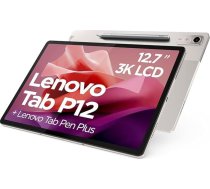 Lenovo Tab P12 3K planšetdators 12,7 collu 3K (MediaTek Dimensity 7050, 8GB RAM, 256GB ar iespēju paplašināt līdz 1TB, 4 skaļruņi, Wi-Fi 6, Bluetooth 5.1, Android 13), Auzu