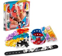 LEGO DOTS Disney 41947 Mickey and Friends aproces komplekts 5 in 1 DIY komplekts Bērnu rotaļlietu rotaslietu komplekts ar mirdzumiem un flīzēm Minnie Mouse