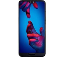 Huawei P20 viedtālrunis (5,8 collas/14,7 cm, 128 GB iekšējās atmiņas, 4 GB RAM, 20 MP plus 12 MP Leica Dual Camera, Android 8.1 Emui 8.1) Black