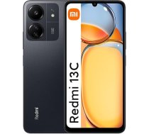 Xiaomi Redmi 13C mobilais tālrunis ar 90 Hz 6,74 collu displeju, 8 + 256 GB viedtālrunis bez līguma ar astoņkodolu procesoru un 50 MP trīskāršu kameru 5000 mAh akumulatoru Dual SIM MIUI 14 NFC (melna ES versija)