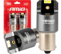 Led spuldzes canbus sērijas pro ba15s p21w 4x3030 smd baltas 12v 24v -03583