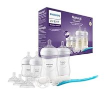 Philips Avent Natural Response zīdaiņu pudelīšu dāvanu komplekts jaundzimušajiem — zīdaiņiem no 0 līdz 12 mēnešiem un vecākiem (modelis SCD838/13)