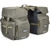 OYHN 50L seglu somas velosipēdu bagāžniekam, ūdensnecaurlaidīgi, dubultās velosipēdu somas, regulējama liela ietilpība 600D poliestera velosipēda soma, atstarojošas siksnas, velosipēdu bagāžnieka bagāžnieka somas aizmugurē