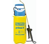 Gloria Prima 5 spiediena smidzinātājs, dārza smidzinātājs/smidzinātājs augu aizsardzībai, 5 l uzpildes tilpums, regulējams misiņa sprausla