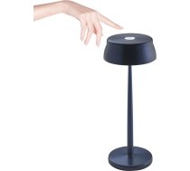 Zafferano Sister Light Dimmable LED galda lampa, IP65, piemērota lietošanai iekštelpās un ārpus telpām, USB lādētājs, augstums 32,8 cm - anodēta, zila krāsā