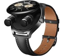 HUAWEI Watch Buds viedpulkstenis, austiņas un viedpulkstenis vienā, novatoriska skārienvadība, AI un AI trokšņu slāpēšana zvaniem, saderīgs ar Android un iOS, melns