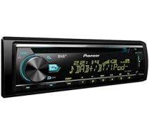 Pioneer DEH-X7800DAB-AN 1 DIN automašīnas radio CD uztvērējs ar RDS, FM un DAB/DAB+ uztvērēju, CD, MP3, USB, papildu ieeja, Bluetooth brīvroku zvani, savietojams ar Android un iPod/iPhone, iekļauta DAB antena