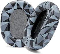 WC Wicked Cushions Īpaši biezi ausu spilventiņi priekš Sony WH-1000XM5 - mīksti PU ādas spilveni, greznas trokšņu izolējošas atmiņas putas, īpaši biezas | Geo Grey ANEB0BZLG6QNQT