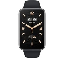 Xiaomi Smart Band 7 Pro, liels 1,64 collu AMOLED displejs, iebūvēts GNSS, miega monitors, SpO2, sirdsdarbība, 110+ sporta režīmi, līdz 12 dienu autonomija, 5 ATM ūdensizturība, melns