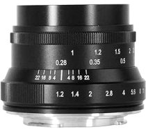 7artisans 35mm f1.2 Mark II APS-C Geklickte Festbrennweite ar größerer Blende Passend für Fujifilm Kompakte Spiegellose Kameras Für Fuji X-A1 X-A10 X-A2 X-A3 X-M1