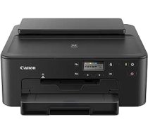 Canon Pixma TS705 printeris, tintes strūklas DIN A4 (WLAN, 5 atsevišķas tintes, automātiska abpusējā drukāšana, 2 papīra padevēji, papīra kasetne 250 loksnēm, Apple AirPrint), melns ANEB07MS83V2LT