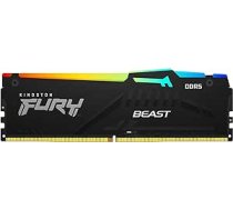 Kingston Fury Beast DDR5 RGB 64GB (2x32GB) 4800MT/s DDR5 CL38 DIMM galddatoru spēļu atmiņas komplekts ar 2 — KF548C38BBAK2-64 ANEB0B1QR8LMPT