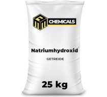 Mrm Chemicals Nātrija hidroksīda pārslas 25 kg Kaustiskā soda ziepju izgatavošanai Caustic Soda cauruļu tīrīšanas tīrīšanas līdzeklim Dezinfekcija Ūdens attīrīšana Liels iepakojums