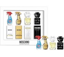 Moschino Toy Boy Eau de Parfum dāvanu komplekts + Toy 2 Eau de Parfum + Gold Fresh Couture Eau de Parfum + Fresh Couture Eau de Toilette 5 ml katrā pudelītē