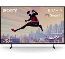 Sony BRAVIA, KD-50X80L, 50 collu televizors, LED, 4K HDR, Google TV, Smart TV, darbojas ar Alexa, BRAVIA CORE, TRILUMINOS PRO, HDMI 2.1, spēļu izvēlne ar ALLM