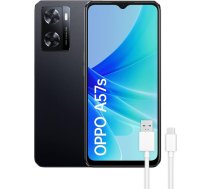 OPPO A57s, dubultā, 128 GB, 4 GB RAM, zvaigžņoti melna