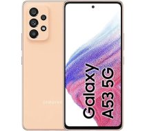 Samsung Galaxy A53 5G Handy Android viedtālrunis bez SIM kartes 128GB persiku (Latvija)