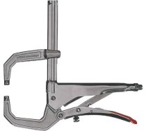 BESSEY C-Gripzange GRZC, Spannweite 110 mm Ausladung 80 mm, Für punktförmiges und beidseitig übergreifendes Spannen, Gewicht 1,10 Kg