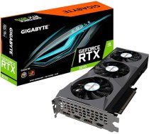 Gigabyte GV-N3070EAGLE-8GD 2.0 LHR versija NVIDIA. 8 GB. GeForce RTX 3070. GDDR6. PCI-E 4.0 x 16. Procesora frekvence 1725 MHz. HDMI pieslēgvietu skaits 2. Atmiņas taktātrums 14000 MHz