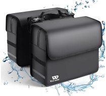 XIQI velosipēdu soma Pannier Rack 36L - dubultā soma velosipēdu somas aizmugurējā Pannier Rack - ūdensizturīga Pannier Rack soma sēdekļa somas velosipēda e-velosipēdam