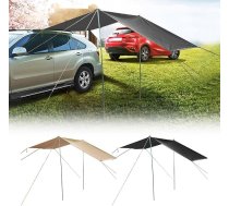 Automašīnas nojume Saules aizsardzība SUV Tailgate Tents Nojume Jumta nojume Automašīnas nojume Caravan Trailer Saules aizsardzība kempingam, brīvdabas, pludmales āra kempinga piederumi automašīnai, kravas automašīnai, SUV