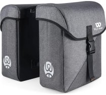 ICOCOPRO Velosipēdu soma dubultā soma, trīsdimensiju velosipēdu somas Pannier Rack, 35L lielas velosipēdu somas, velosipēdu soma ar ūdensnecaurlaidīgu lietus pārsegu, Pannier Rack somas ebike, MTB, Road Bike